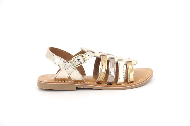 Little mary sandales nu pieds barbade dore