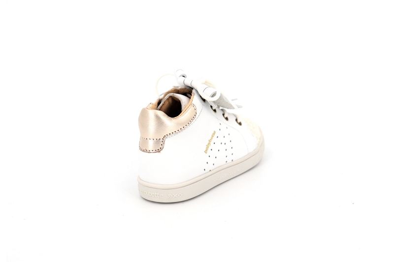 Babybotte chaussures a lacets ailzane blanc0055901_4