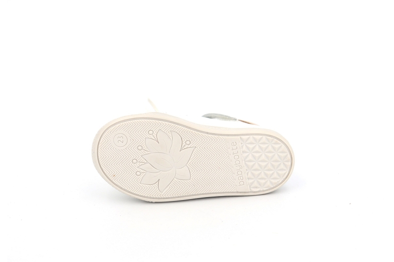 Babybotte chaussures a lacets ailzane blanc0055901_5