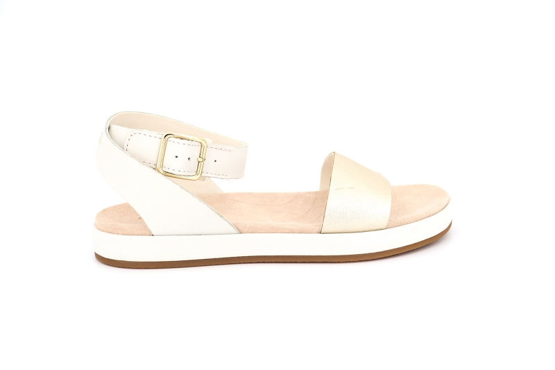 Clarks sandales nu pieds botanic ivy blanc