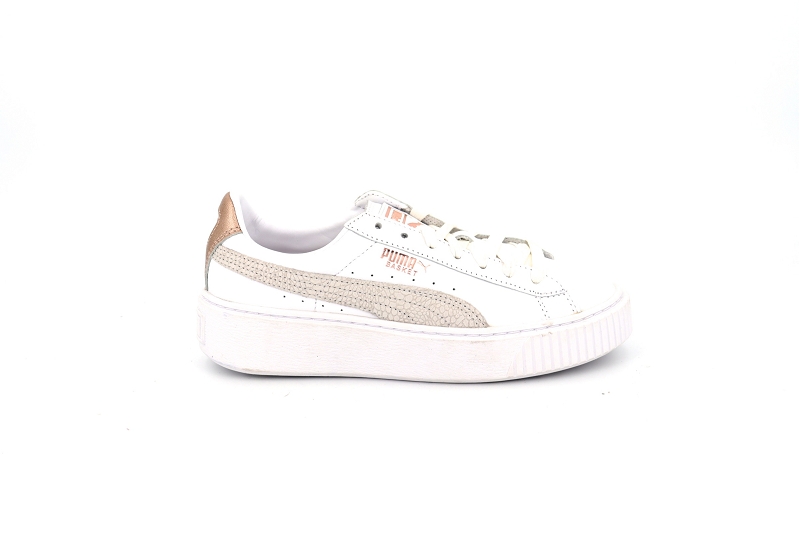 Puma baskets platform euphoria 366814 blanc