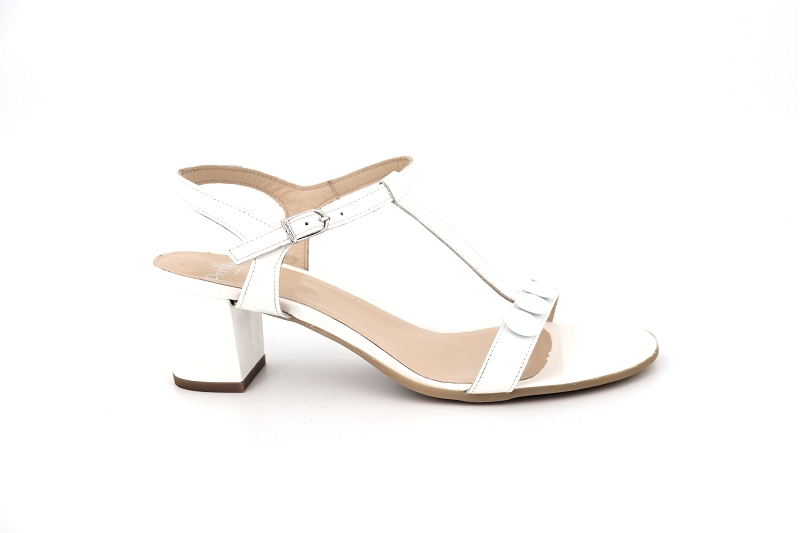 Perlato sandales nu pieds 10368 ine blanc