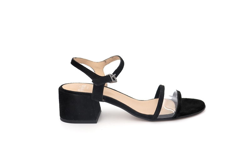 Perlato sandales nu pieds 10616 carla noir