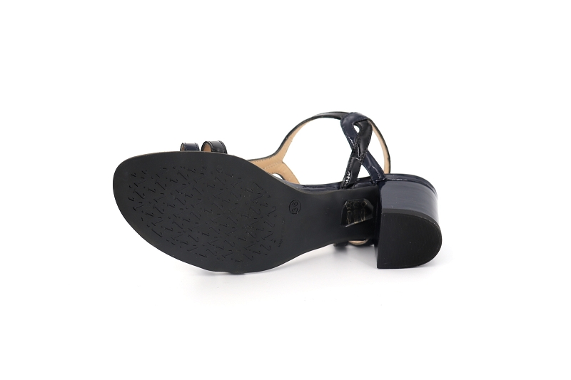 Perlato sandales nu pieds 8816 lea noir0122602_5