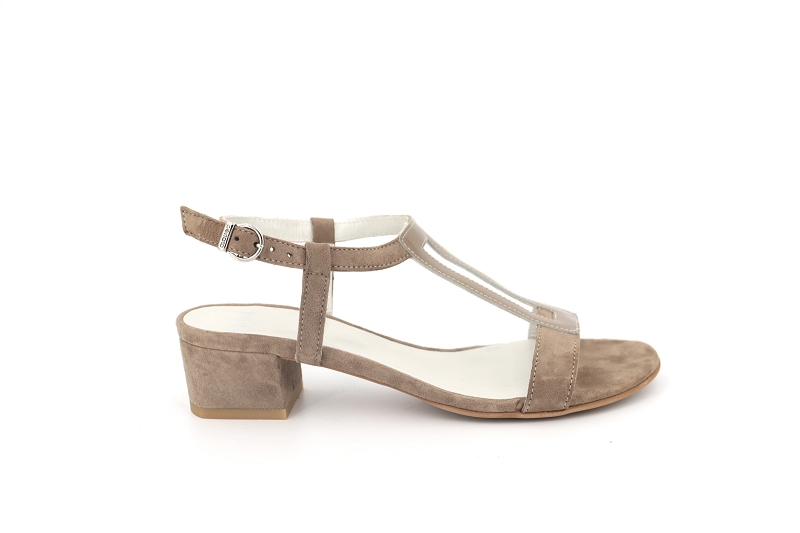 Perlato sandales nu pieds a beige