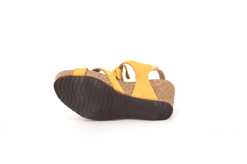 Coco abricot sandales nu pieds gate jaune0132701_5