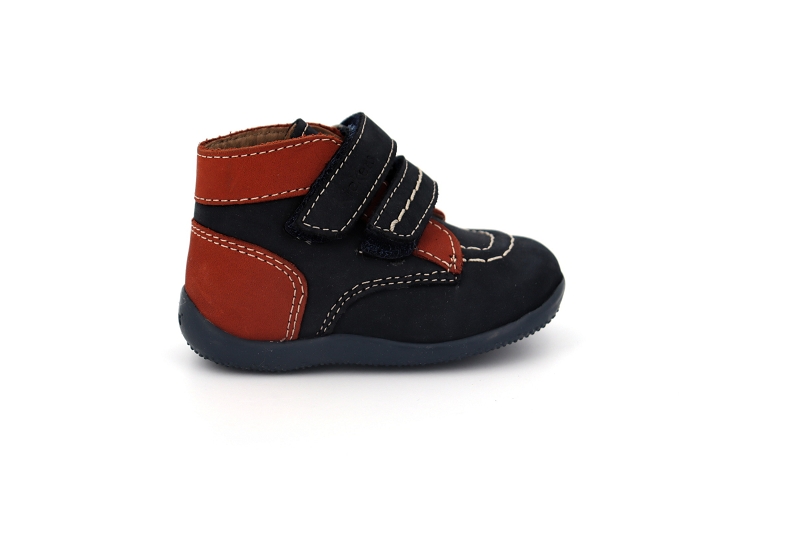 Kickers enf chaussures a scratch bonkroa° bleu