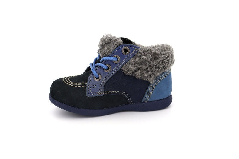 Kickers enf chaussures a lacets babyfrost bleu0215901_3