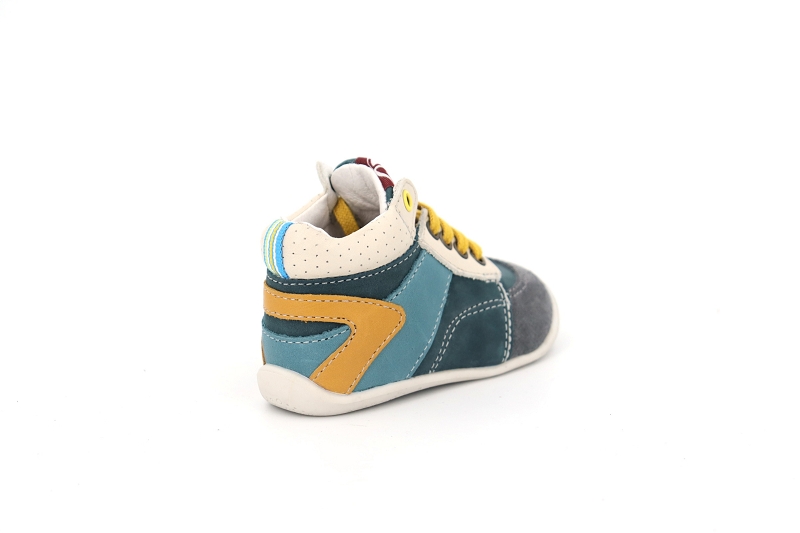 Babybotte chaussures a lacets filon bleu0240601_4
