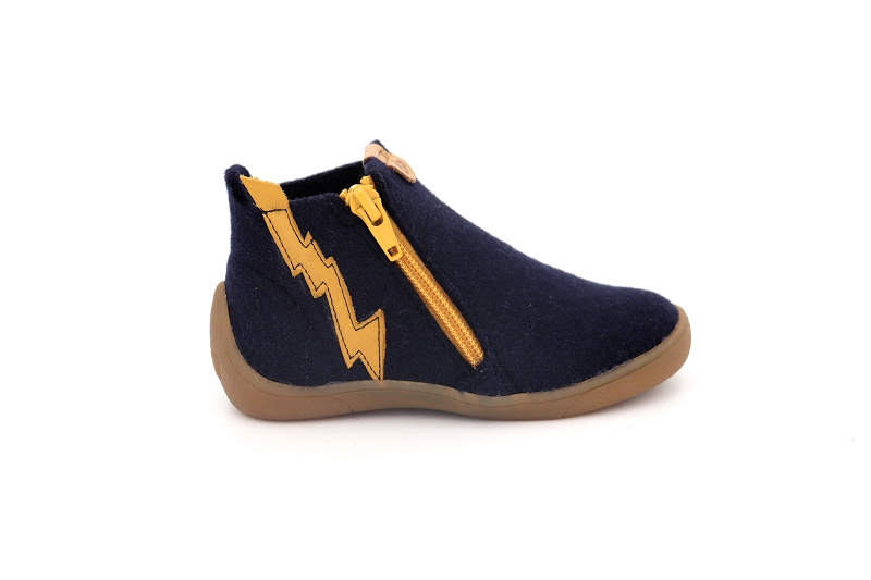 Babybotte pant chaussons pantoufles magneto bleu