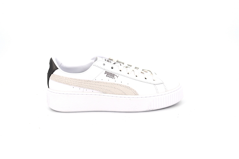 Puma baskets plateforme metallic 367850 blanc