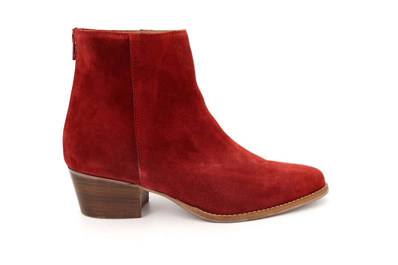 Ngy boots et bottines joy rouge