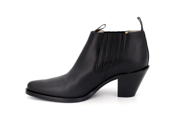 Free lance boots et bottines jane 7 low chelsea boots noir0352301_3