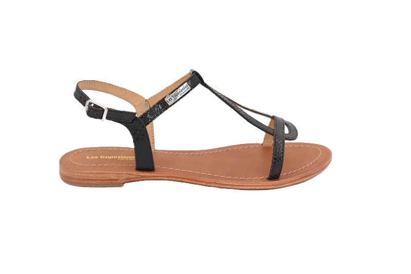 Les tropeziennes sandales nu pieds hamat noir