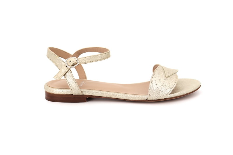 Bobbies sandales nu pieds la naturel beige