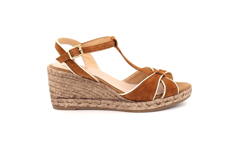 Kanna sandales nu pieds 0559 lola marron