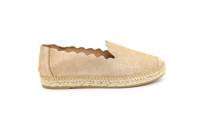 Kanna chaussures espadrilles 9003 dora dore