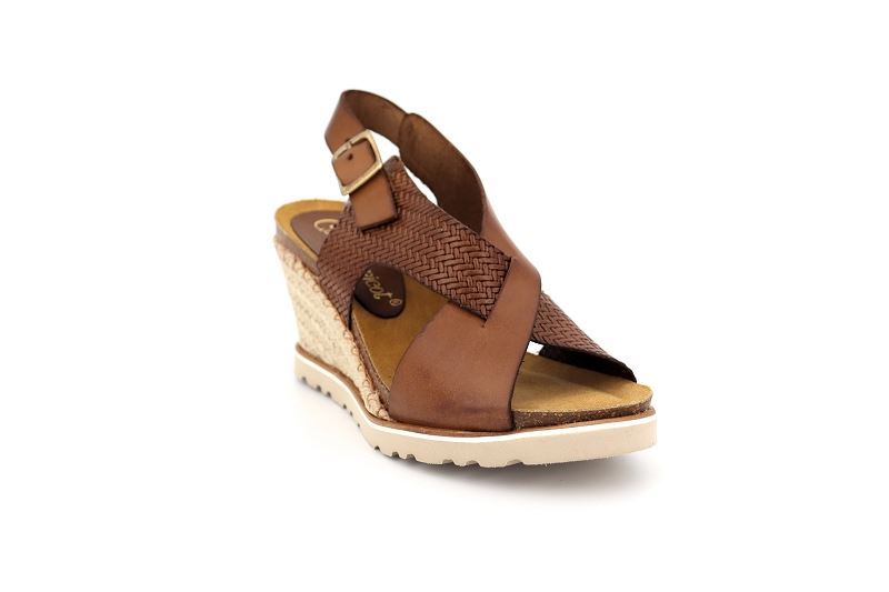 Coco abricot sandales nu pieds nurhan marron0439101_2