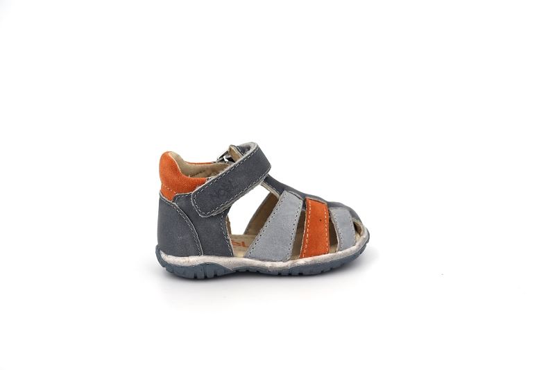 Noel sandales nu pieds mini tin gris