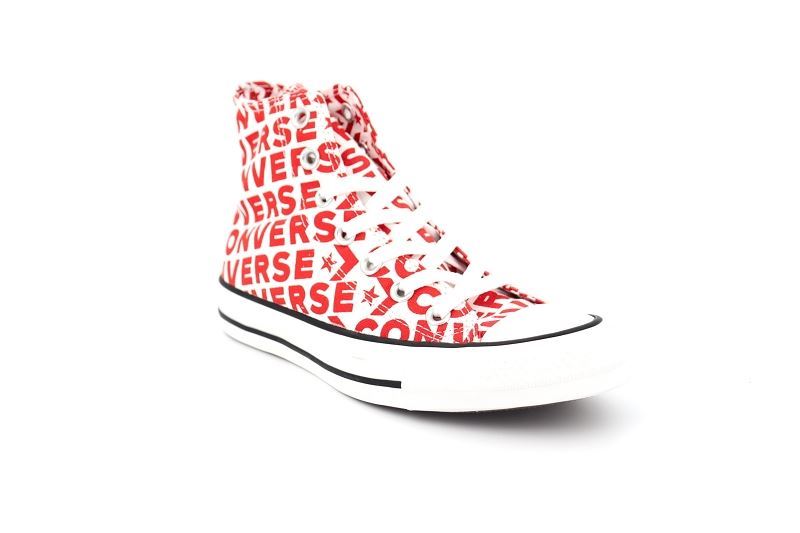 Converse baskets montantes chuck classic hi wordmark rouge0446801_2