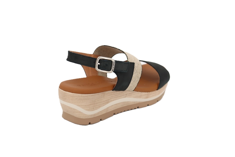 Paula urban sandales nu pieds 18086 mini noir0449401_4