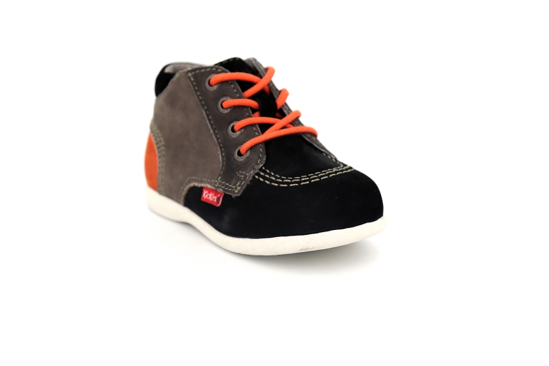 Kickers enf chaussures a lacets babystan noir0456201_2