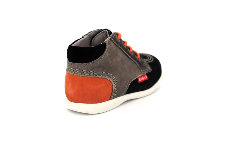 Kickers enf chaussures a lacets babystan noir0456201_4