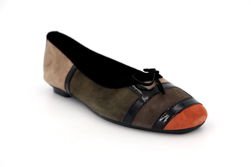 Reqins ballerines hondriane marron0462203_2