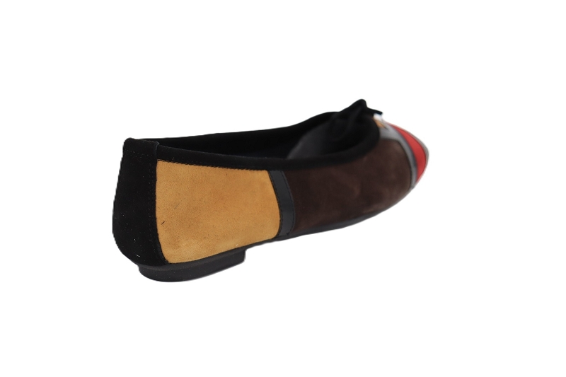Reqins ballerines hondriane marron0462204_4