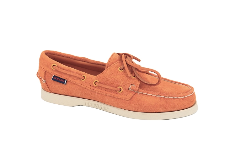 Sebago bateaux docksides portland w 7000510 orange0469601_2