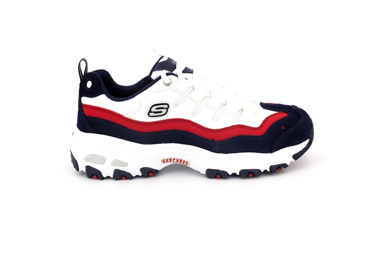 Skechers baskets 13141 dlites sure thing blanc