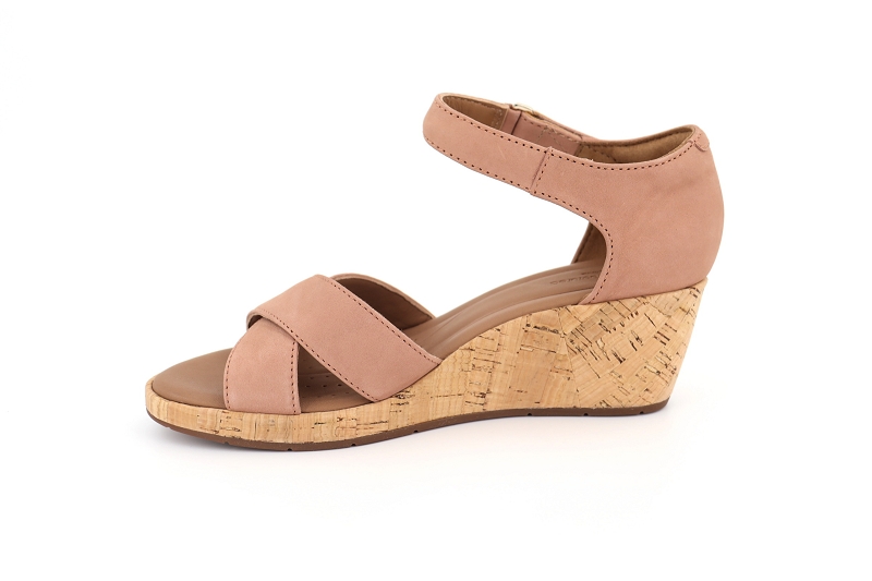 Clarks sandales nu pieds un plaza cross rose0494601_3