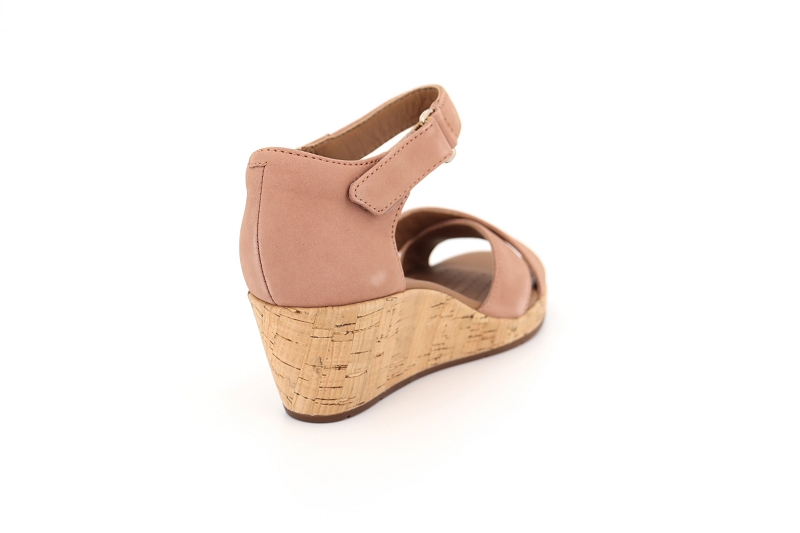 Clarks sandales nu pieds un plaza cross rose0494601_4