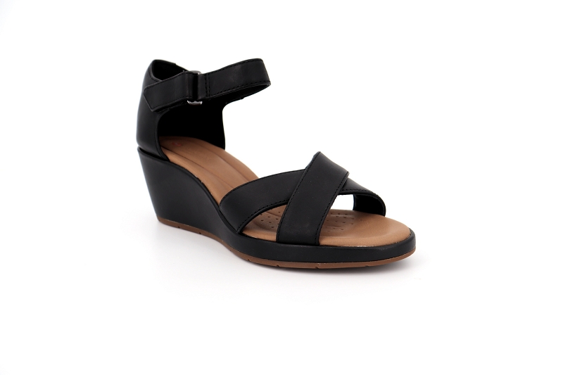 Clarks sandales nu pieds un plaza cross noir0494602_2