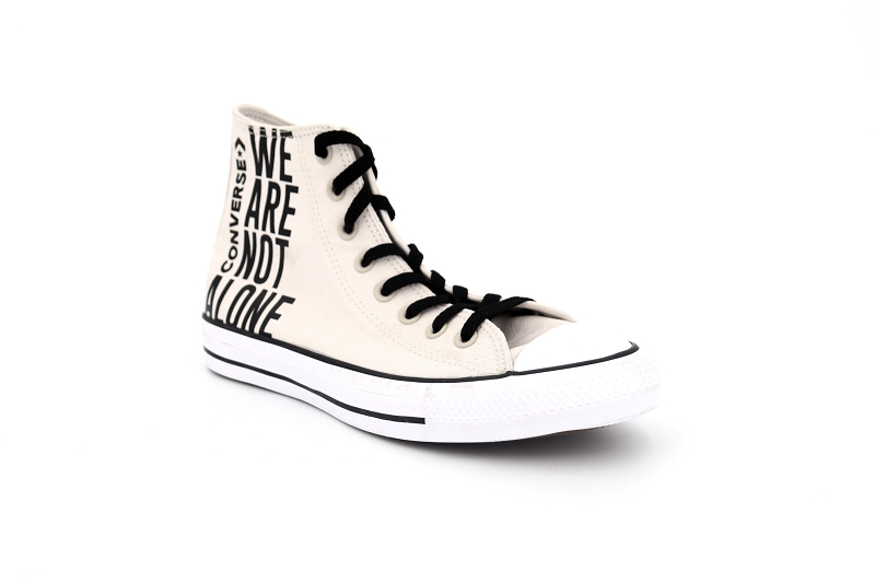Converse baskets montantes chuck taylor all star we are  not alone 165468c gris0537801_2