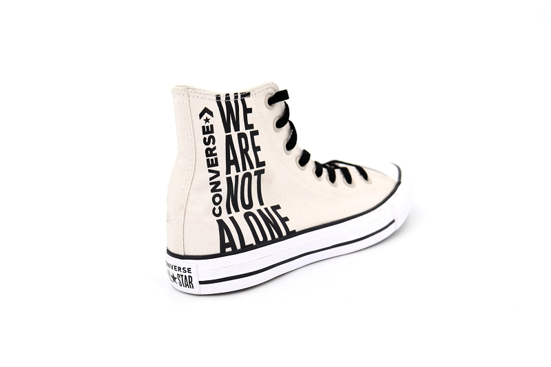 Converse baskets montantes chuck taylor all star we are  not alone 165468c gris0537801_4