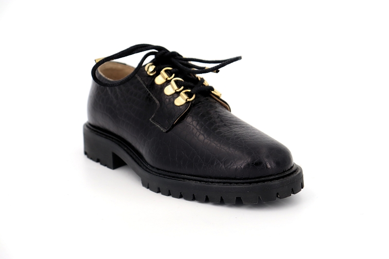 Monsieur moustache derbies agnes noir0563801_2