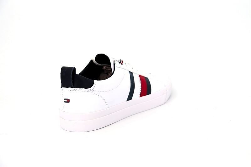 Tommy hilfiger baskets flag detail sneaker blanc0577401_4