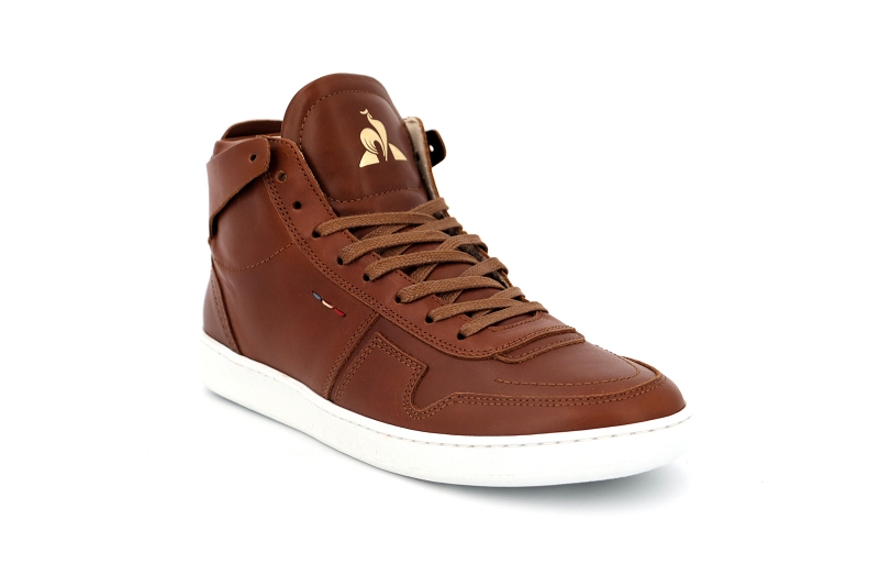Le coq sportif baskets montantes prestige 1920716 marron0585501_2