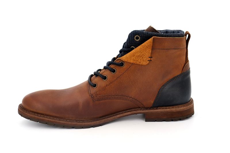 Bullboxer boots et bottines 901k55807e  romain marron0594201_3
