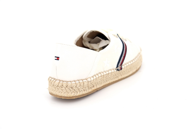 Tommy hilfiger chaussures espadrilles flat espadrille corporate ribbon blanc0643401_4