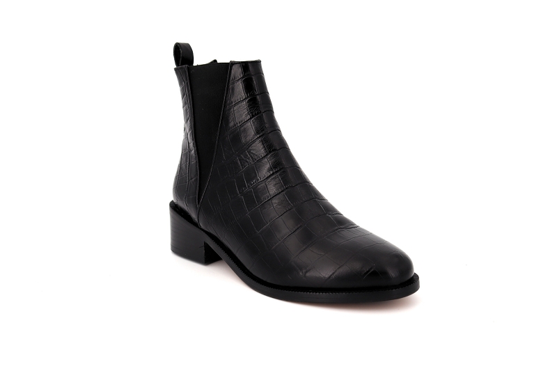 Bobbies boots et bottines l entetee noir0661201_2