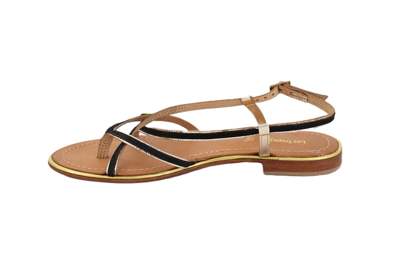 Les tropeziennes sandales nu pieds monagold noir0668801_3