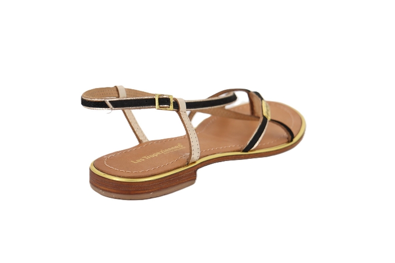 Les tropeziennes sandales nu pieds monagold noir0668801_4