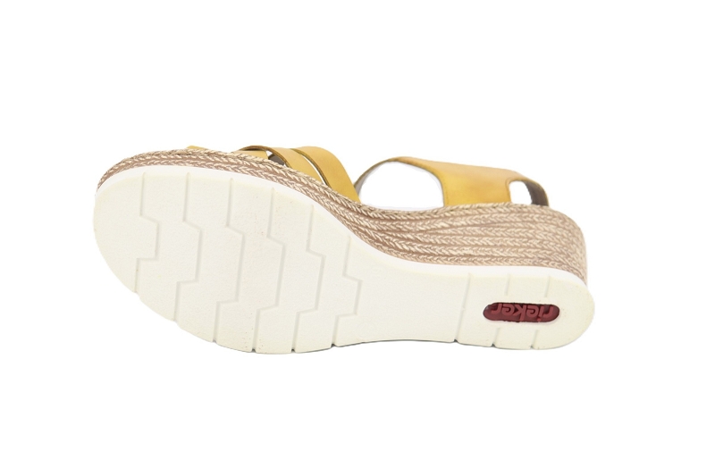 Rieker sandales nu pieds dofi 61963 jaune0712501_5