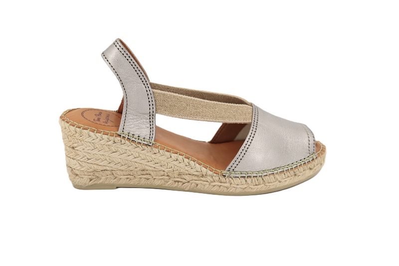 Toni pons sandales nu pieds teide p gris