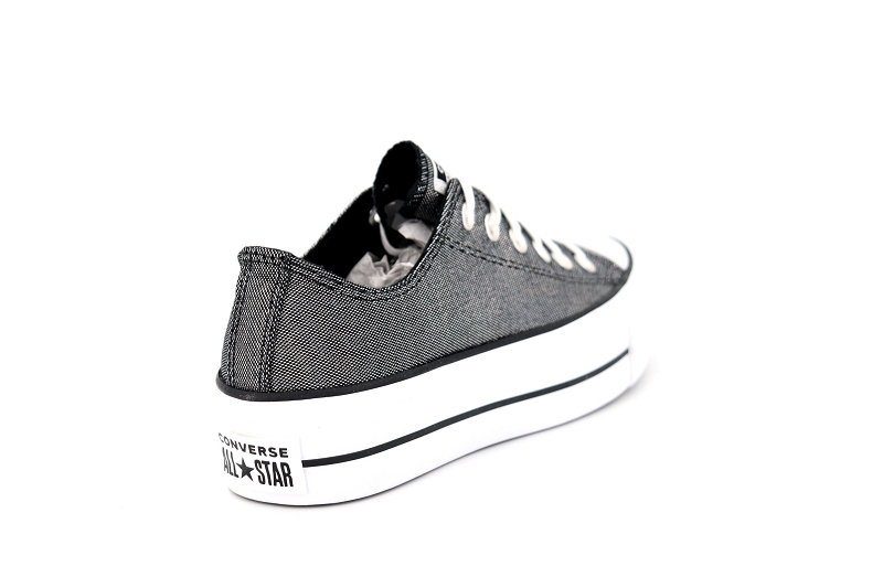 Converse baskets 568629c chuck taylor lift ox argent0779901_4