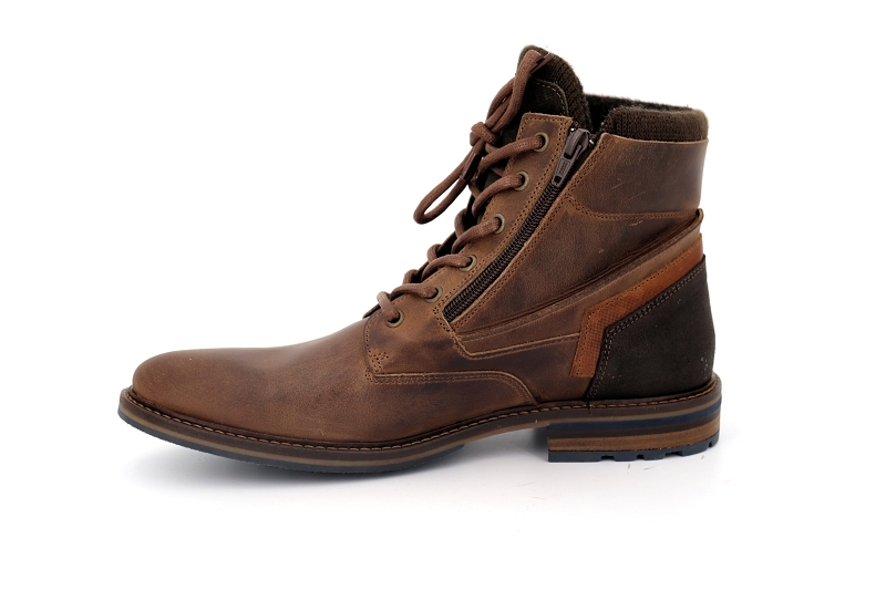 Bullboxer boots et bottines pierre marron0838102_3