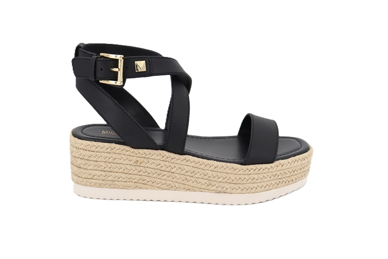 Michael kors sandales nu pieds lowry wedge noir