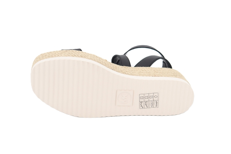 Michael kors sandales nu pieds lowry wedge noir0961301_5